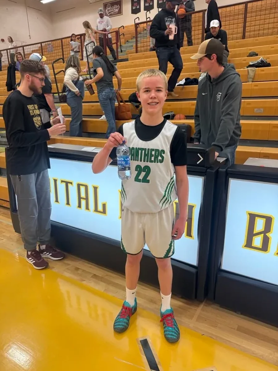 Emerson Dahlberg #22 of Belgrade Panthers